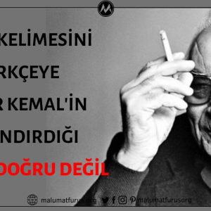 Yaşar Kemal'in Umut Kelimesini Türkçeye Kazandırdığı İddiası Doğru Değil