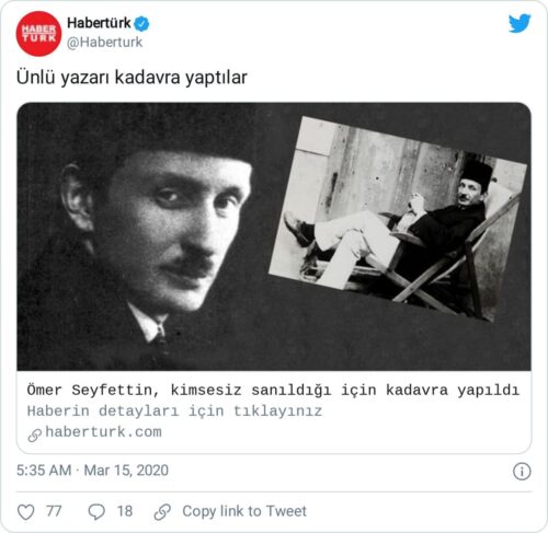 ünlü yazarı kadavra yaptılar