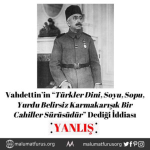 vahdettin türklere hakaret