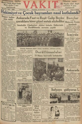 vakit 24 Nisan 1933