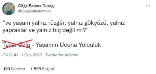 ve yalniz yasam ruzgar yalniz gokyuzu