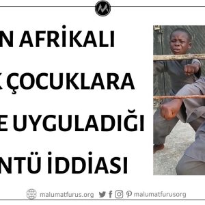 Görüntü Kaydının Çin Halk Cumhuriyeti'nin Küçük Afrikalı Çocuklara İşkence Uyguladığını Gösterdiği İddiası