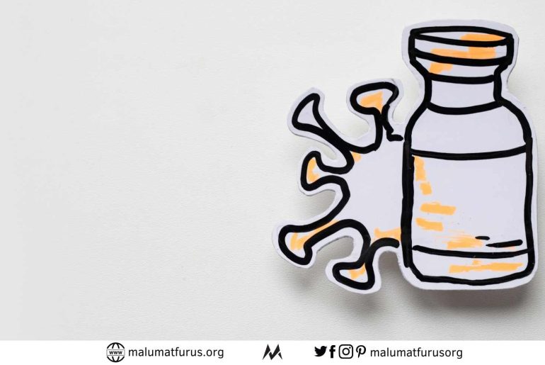 virüs aşı çizimi