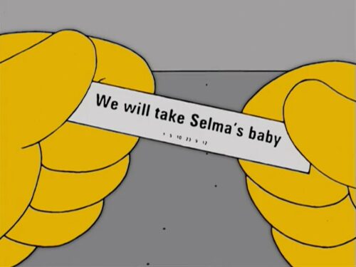 we will take selma'a baby