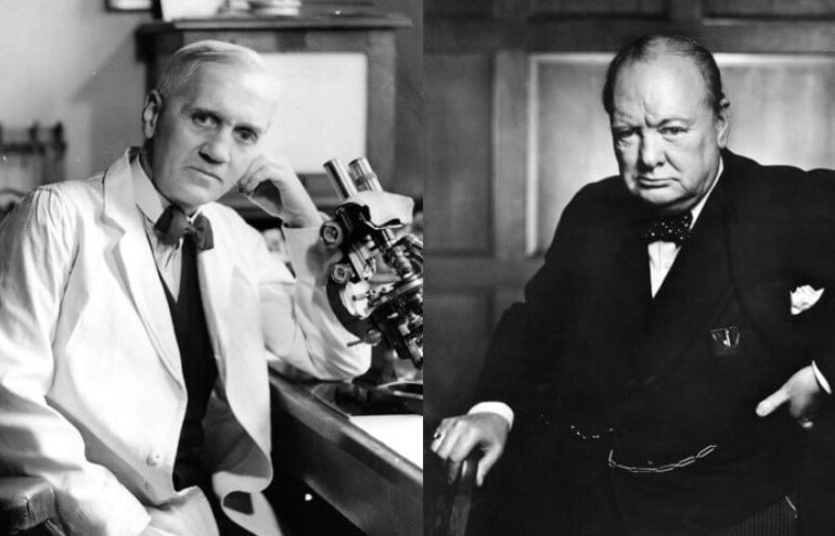 winston churchill alexander fleming
