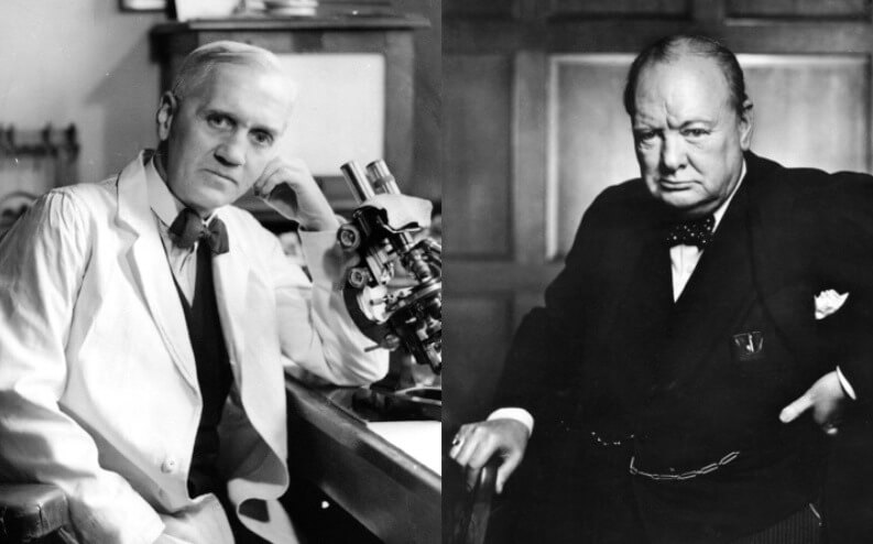 winston churchill alexander fleming