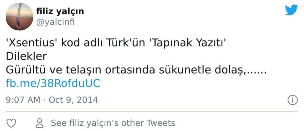 Xsentius Adlı Türk Filozof