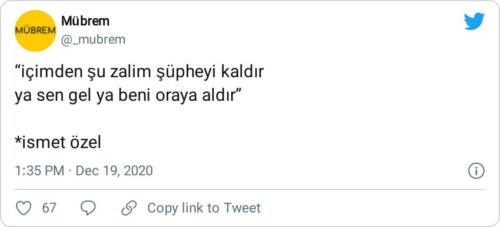 ya sen gel ya beni oraya aldır