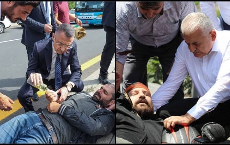 yardim ettigi kazazede