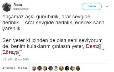 Yaşamaz aşkı günübirlik Arar sevgide derinlik Sevgili olmak yetmez Edecek sana yarenlik