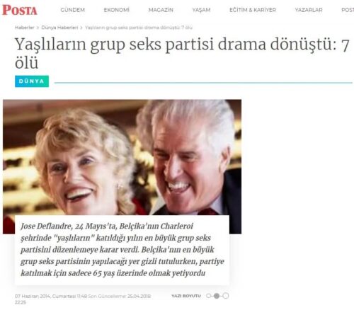 yaslilarin grup seks partisi drama donustu