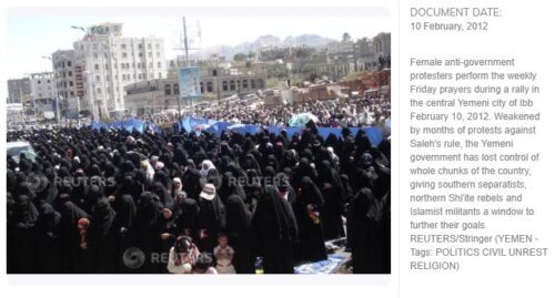 yemen kadın protestosu