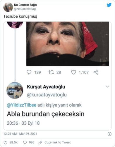 yıldız tilbe abla burundan çekeceksin