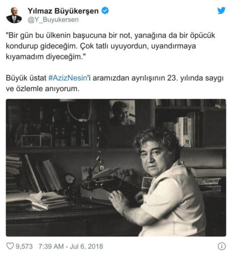 Bir gün bu ülkenin başucuna bir not yanağına da bir öpücük kondurup gideceğim Çok tatlı uyuyordun uyandırmaya kıyamadım diyeceğim