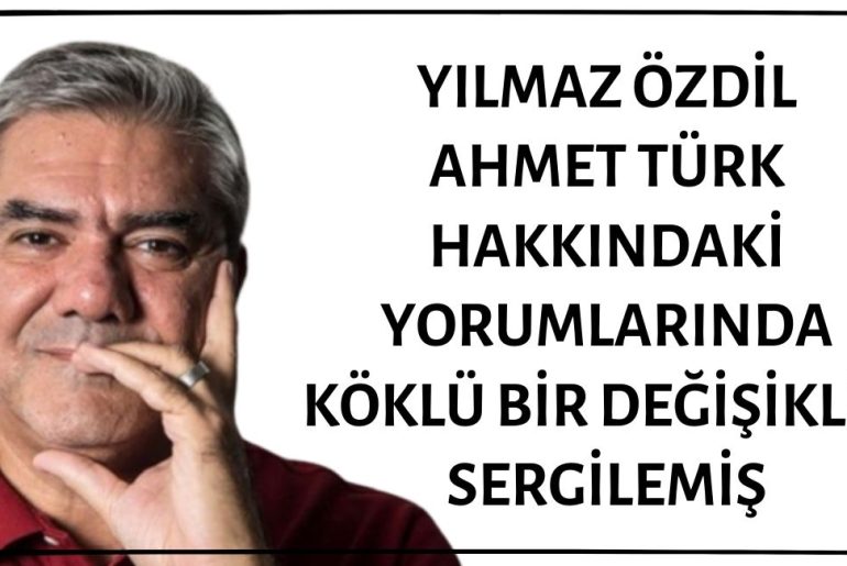 Yılmaz Özdil Ahmet Türk Hakkındaki Yorumlarında 9 Yılda Köklü Bir Değişiklik Sergilemiş Yılmaz Özdil'in Ahmet Türk Hakkındaki Görüşleri 9 Yılda Tersine Evrilmiş
