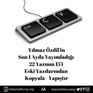 yılmaz özdil tekrar yazıları