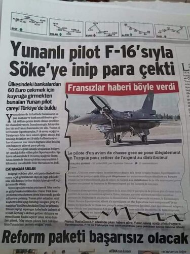 pilot inip para çekti