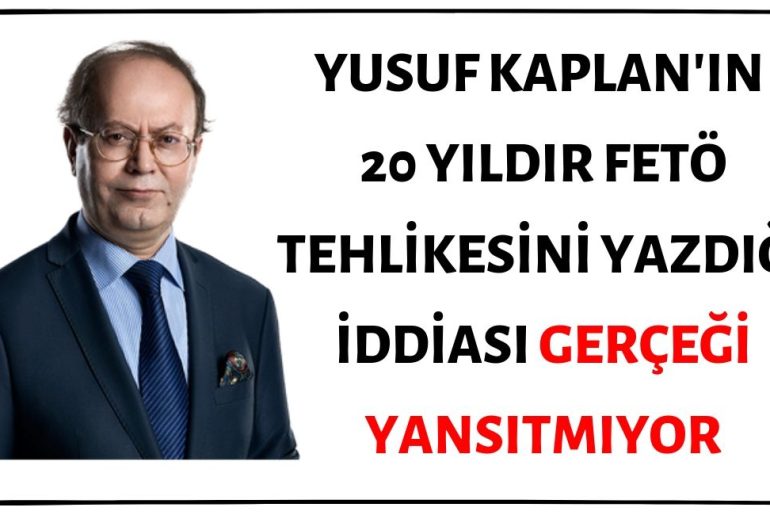Yusuf Kaplan'ın 20 Yıldır FETÖ Tehlikesini Yazdığı İddiası Gerçeği Yansıtmıyor