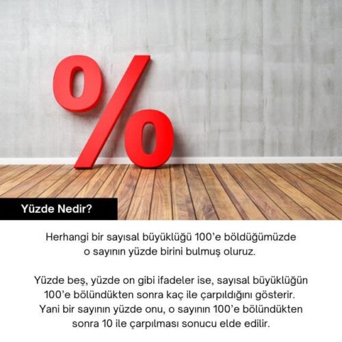 yüzde nedir