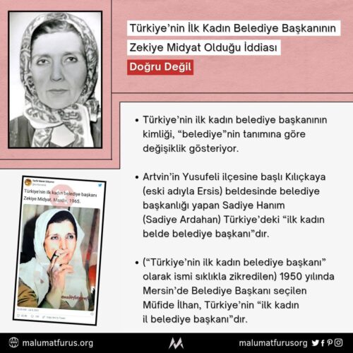 zekiye midyat ilk kadın belediye başkanı