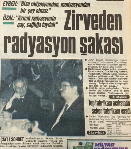 zirveden radyasyon şakası