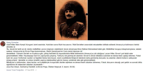 ziya nur aksan hitler enver paşa